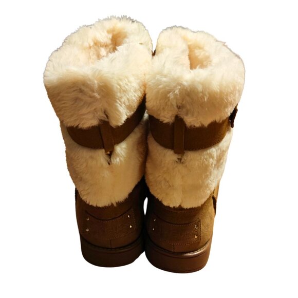 G By Guess Women's GG Addalyn Ankle Fur Boots Size 6.5 - Picture 3 of 5